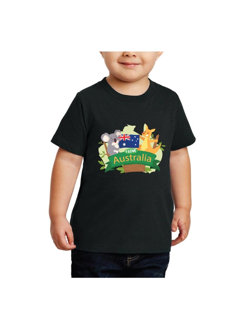 Australia Day Gift Set for Boys - T-Shirt - Cap - Badge and Flag Set - Celebrate Australia Day with this Kids Combo Pack in Style