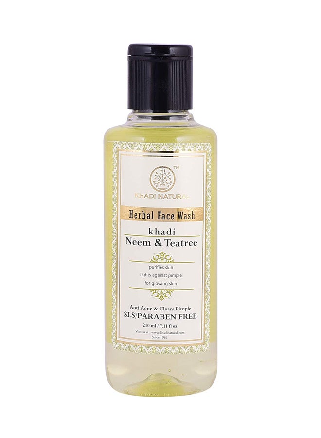 Neem And Teatree Face Wash 210ml