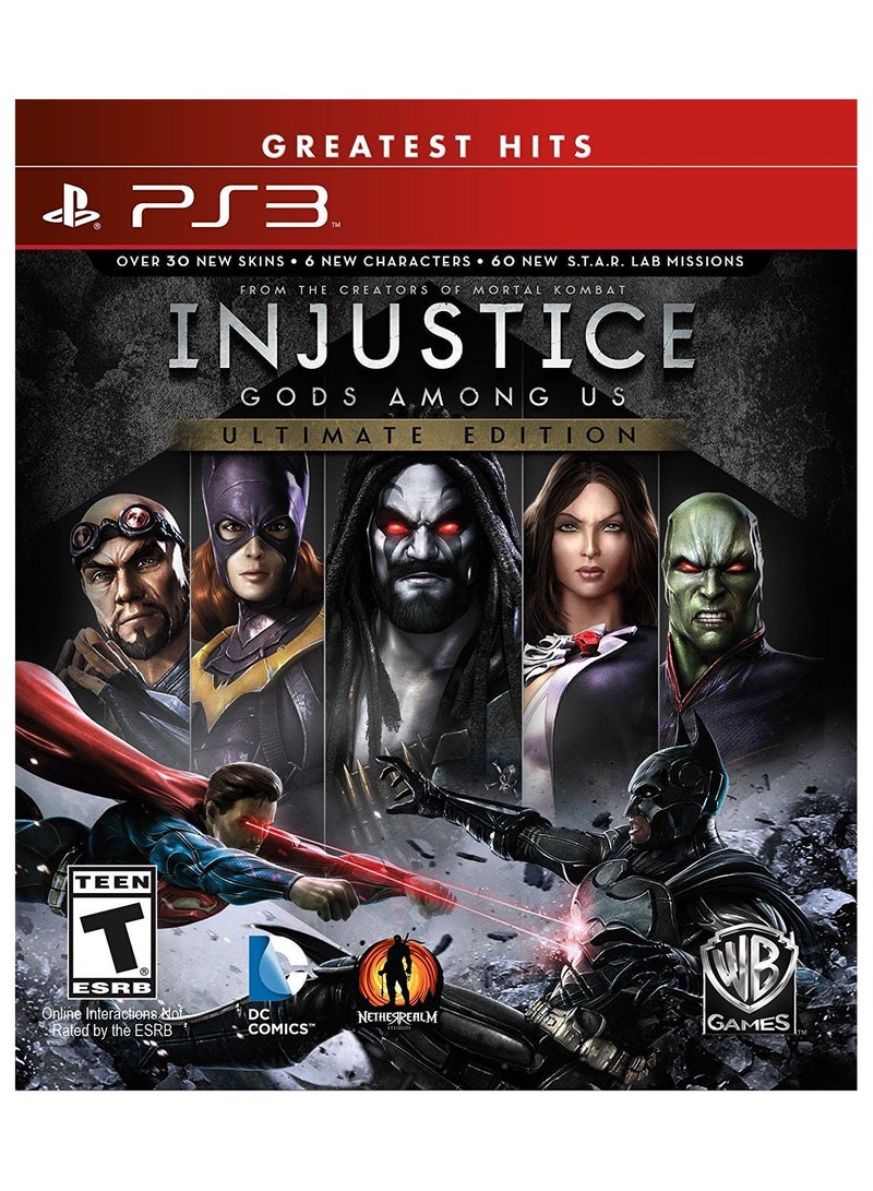 Injustice God Among Us Ultimate Edition (Intl Version) - children_s - playstation_3_ps3