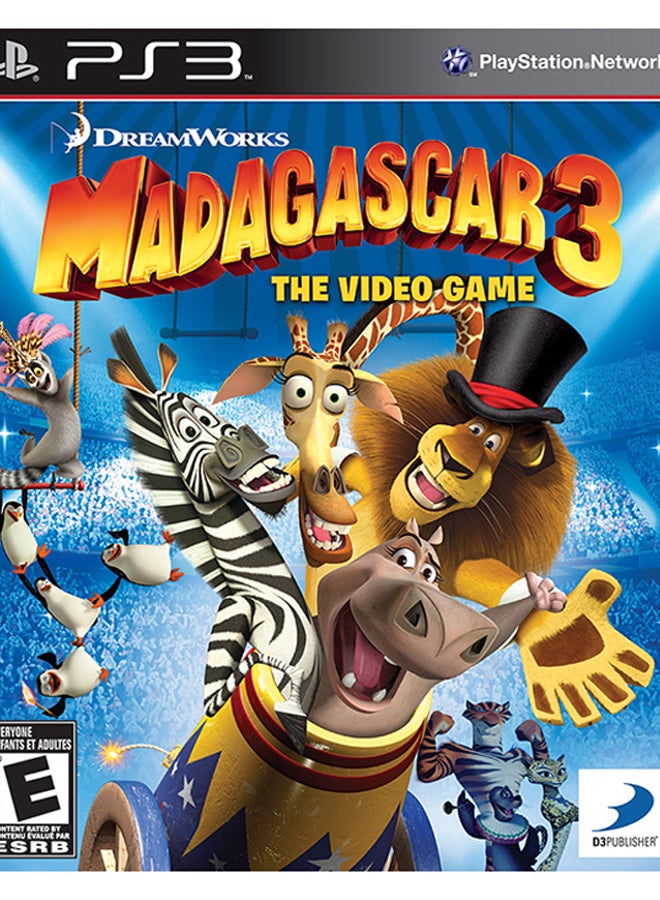 Madagascar 3 - PlayStation 3 (PS3) - adventure - playstation_3_ps3