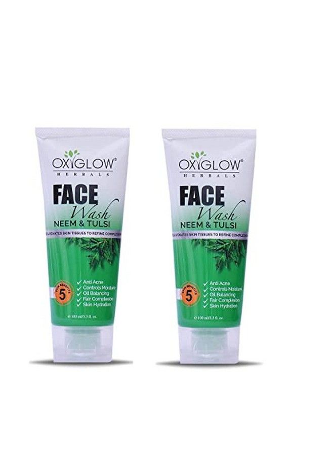Neem And Tulsi Face Wash 100Ml Pack Of 2
