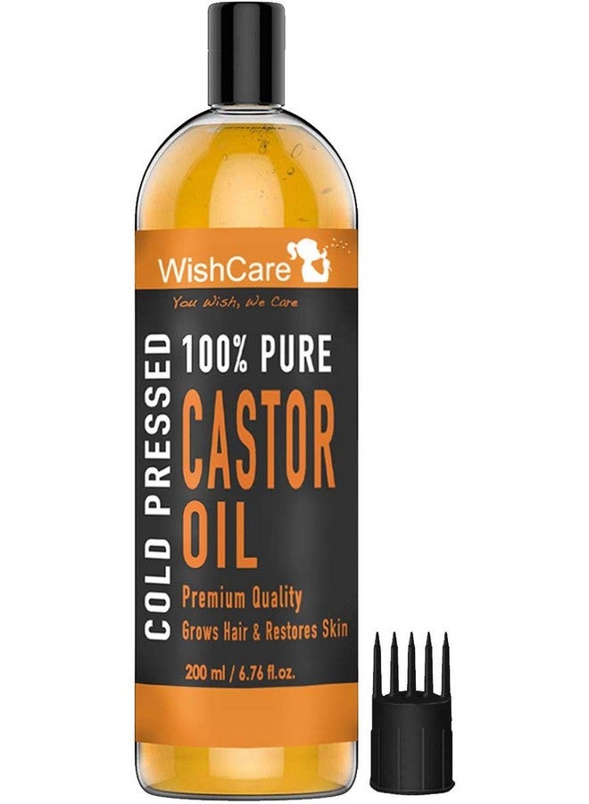 Premium Cold Pressed Castor Oil Pure & Virgin Grade For Healthy Hair And Skin 200 Ml