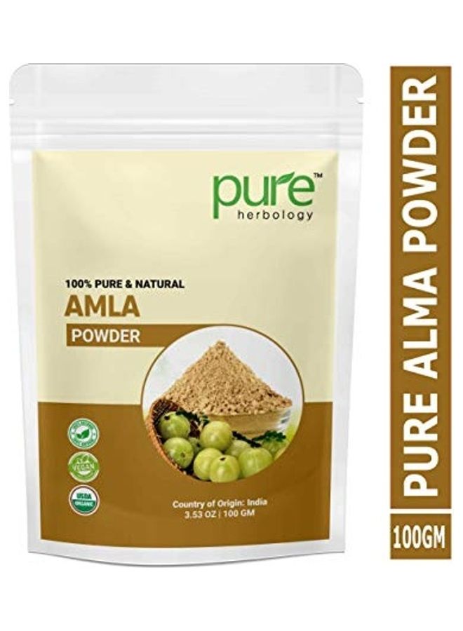 Pure Amla Powder for Face and Hair Care White 100grams