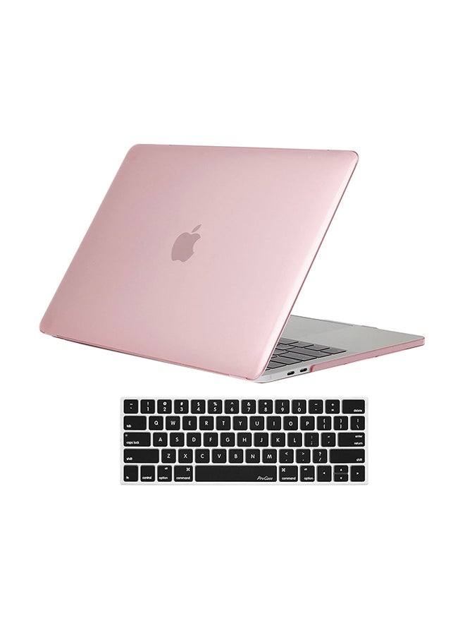 Protective Hard Case Cover For Apple MacBook Pro With Keyboard Skin Cover Pink