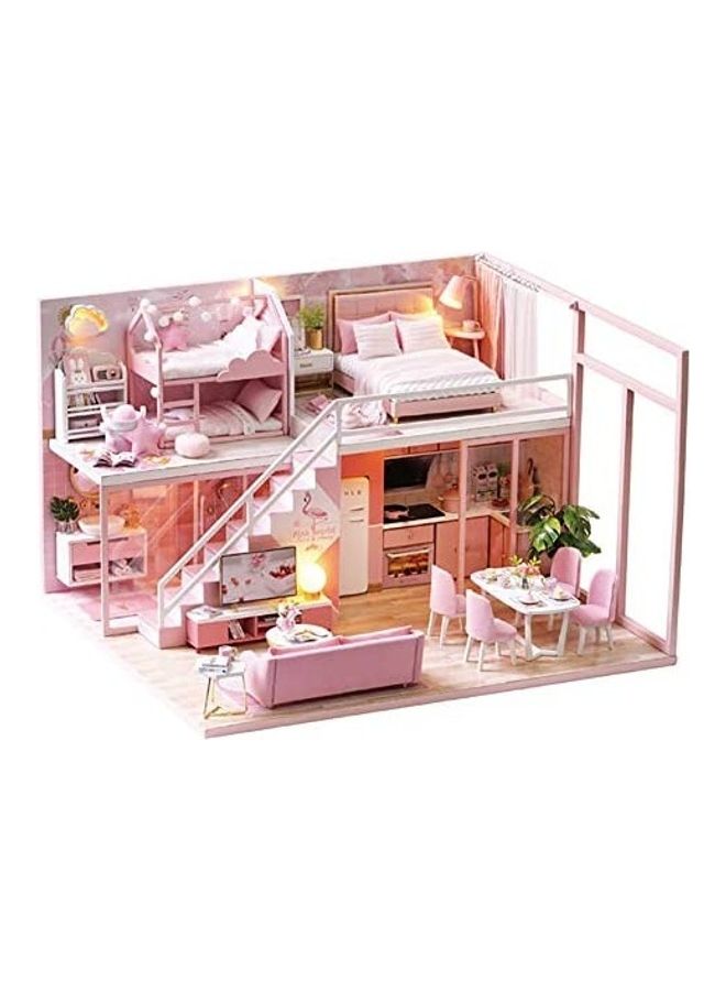 DIY Miniature Dollhouse Kit With Furniture