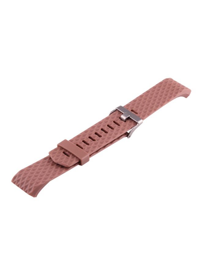 Replacement Band For Fitbit Charger 2 23cm Coffee