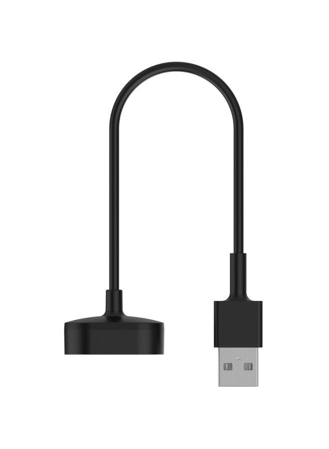 USB Charger For Fitbit Inspire/Inspire HR 15centimeter Black