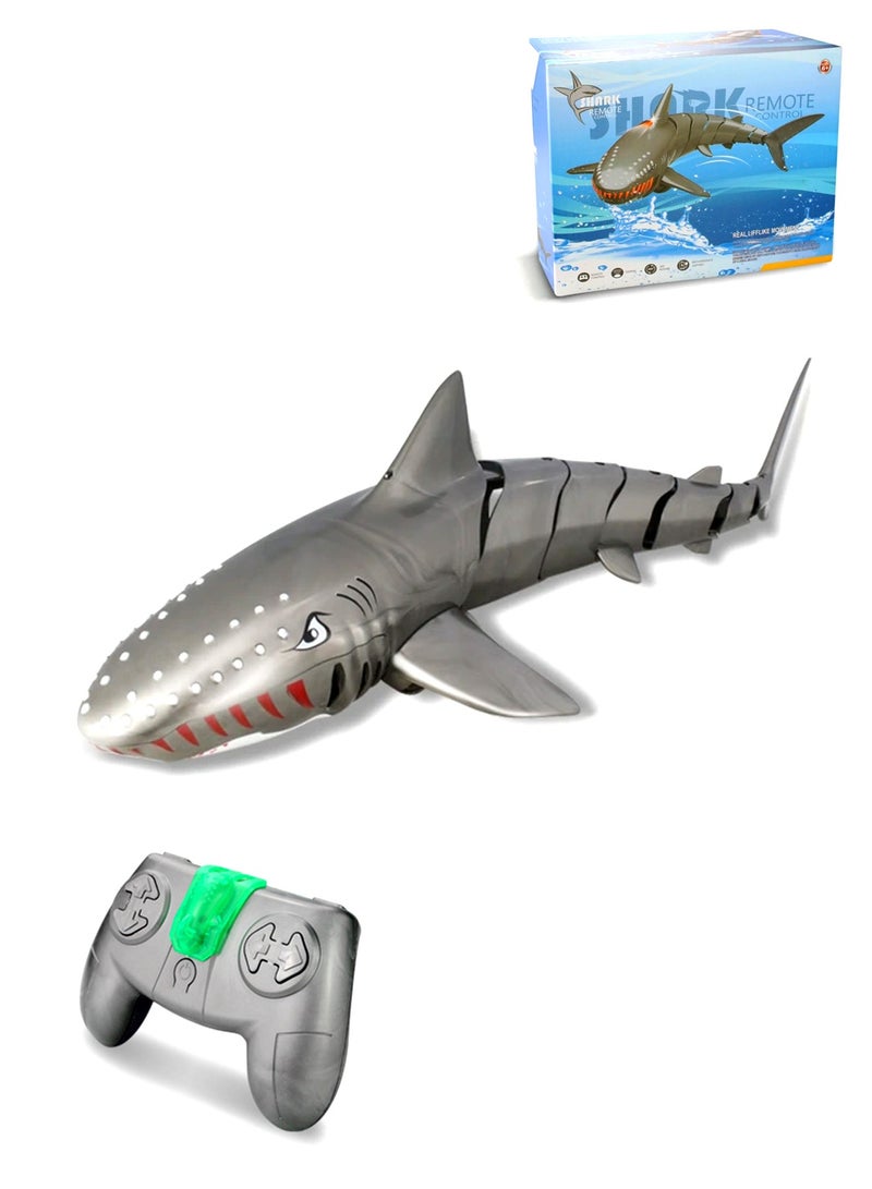 Remote Control Shark - Hydrodynamic Drive - Biomimetic Design - Adjustable Speed - Birthday Holiday Gift -34*14*9cm