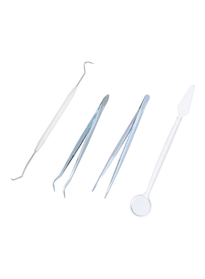 4-Piece Dental Tool Set Silver