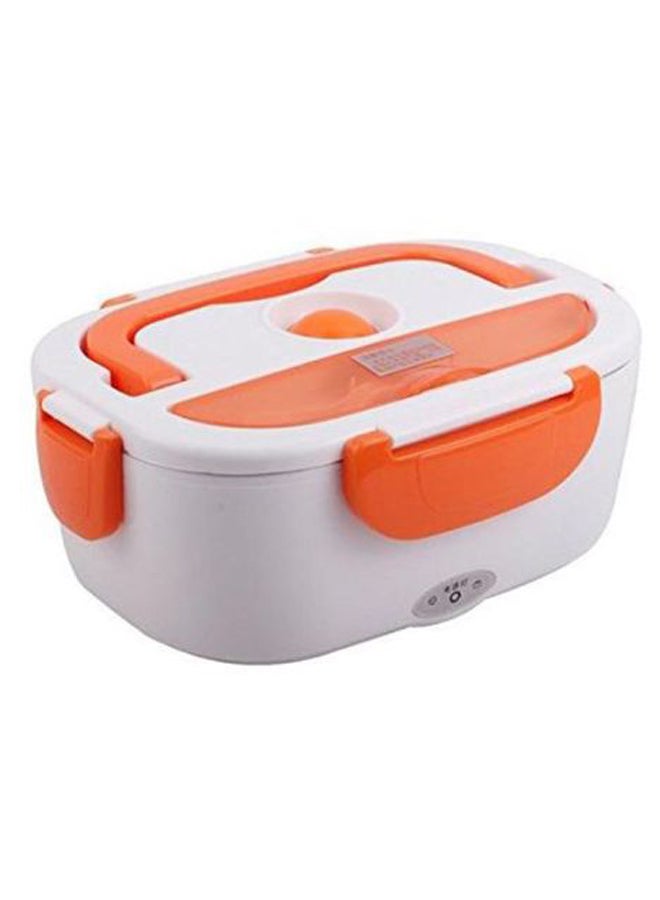 Electric Lunch Box For Fresh Hot Food Orange/White