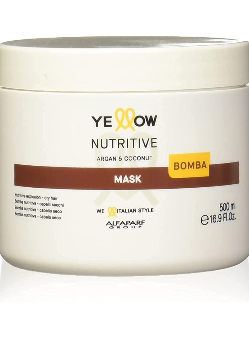 Yellow Argan and Coconut Nutritive Mask, 500 ml