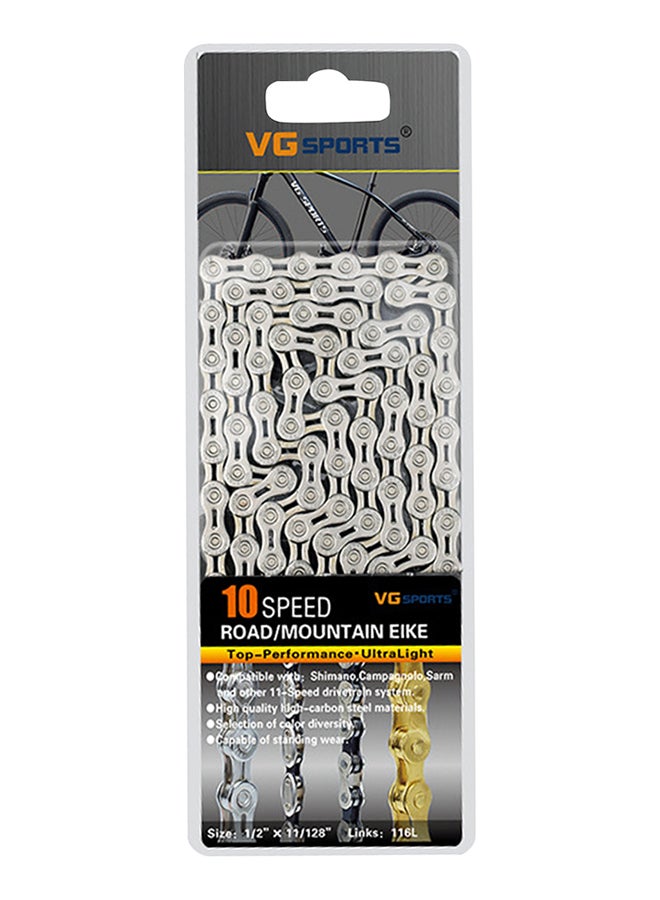 Vg Sports Road Mountain Bike Parts Bicycle Chain 8/9/10/11 Speed Mtb 22x1.5x7cm