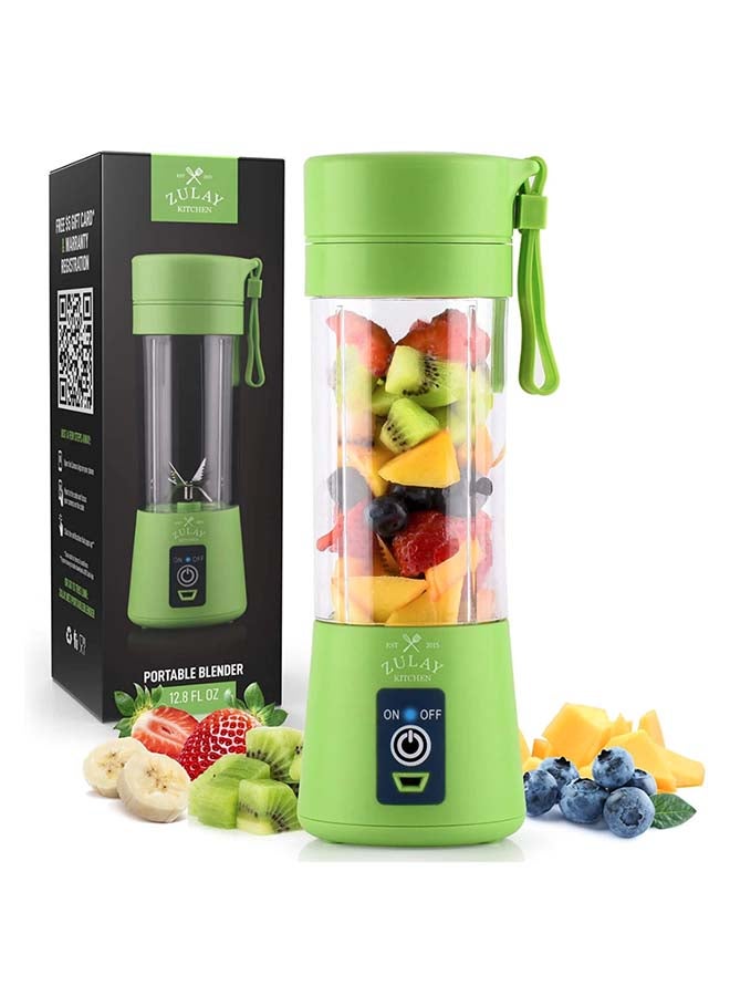 4 Blades Rechargeable Fruit Mixing Machine HM-05 Green/Clear