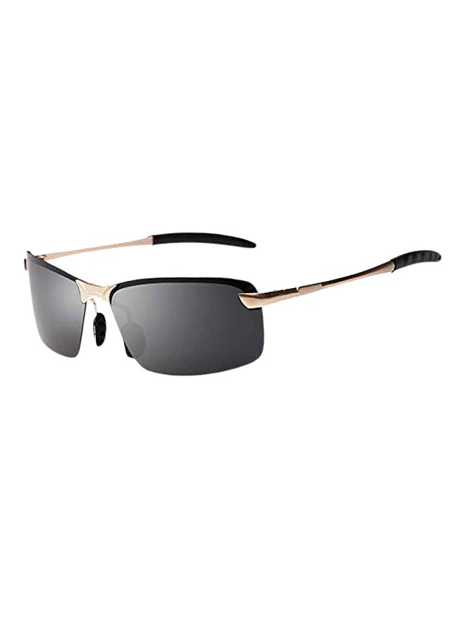 Men's Polarized Semi Rimless Sunglasses