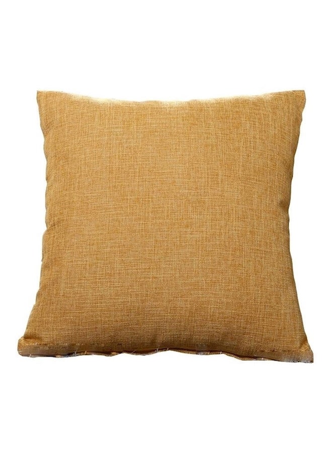 Linen Decorative Pillow Brown