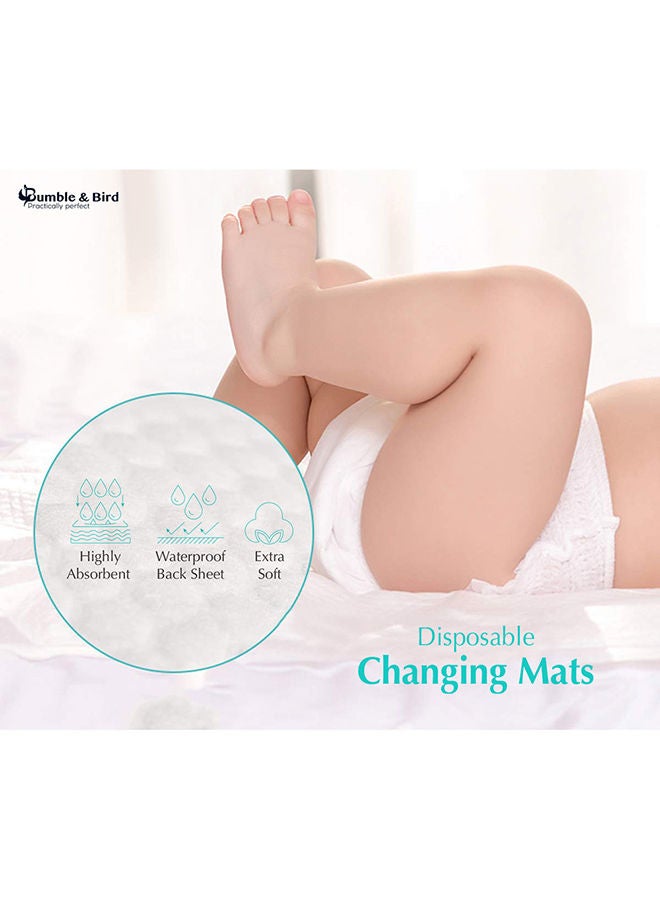 Disposable Baby Changing Mat Pack Of 50 White