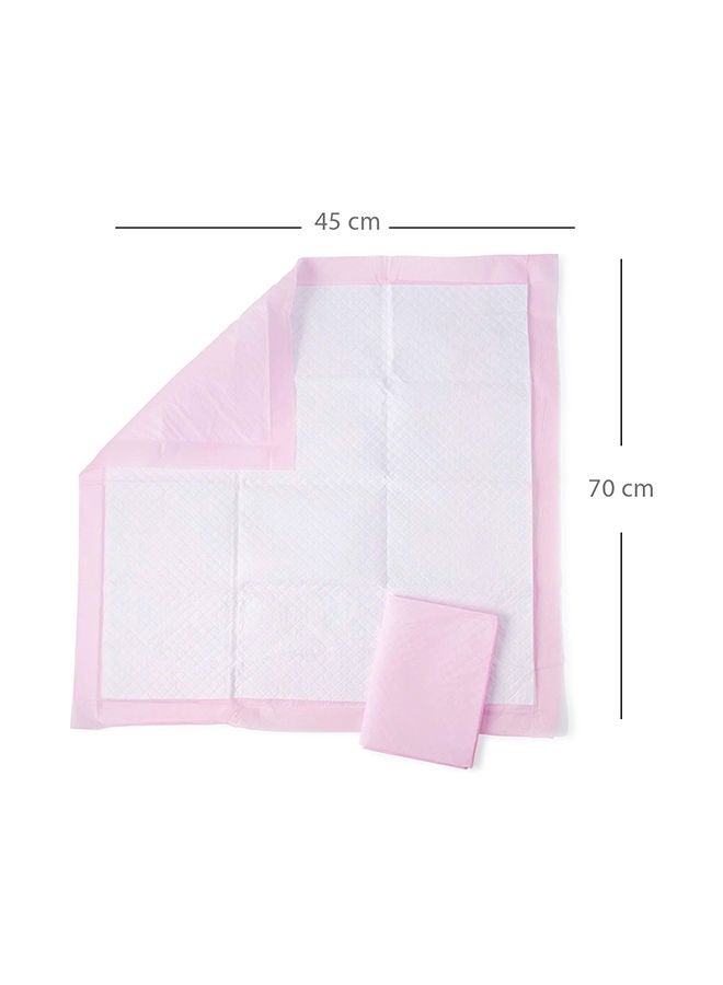 Disposable Baby Changing Mat Pack Of 50 Pink