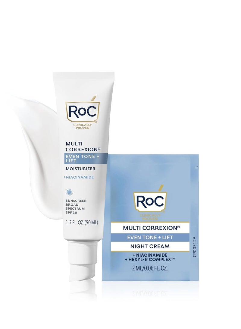 RoC Multi Correxion 5 in 1 Anti-Aging Daily Face Moisturizer with Broad Spectrum SPF 30 & Shea Butter, Skin Care Routine, 1.7 Ounces (Packaging May Vary)