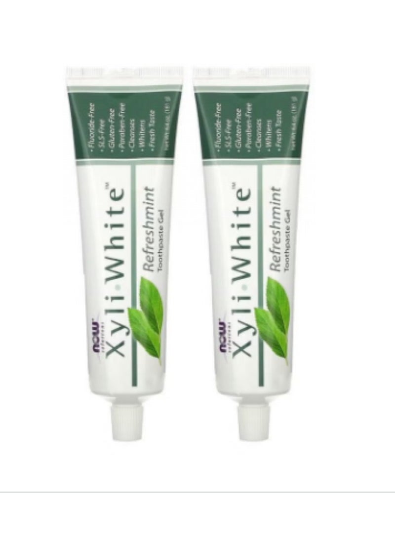 Xyli White Refreshmint Toothpaste Gel 181grams 2PCS