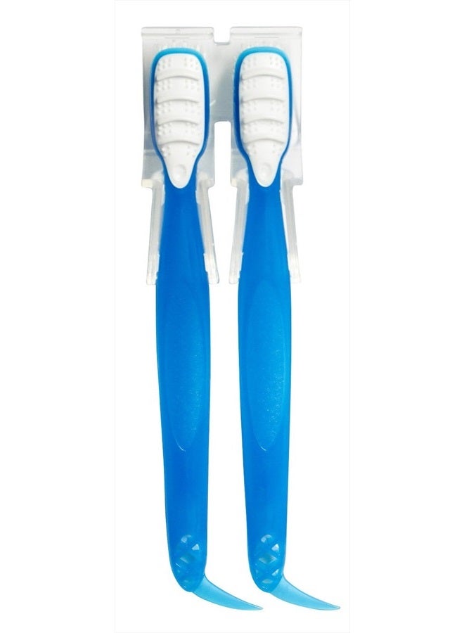 Scope | Mini Brushes-Disposable Toothbrushes with Toothpaste and Pick for Work or Travel (12count, 6 Pack (12 Brushes))