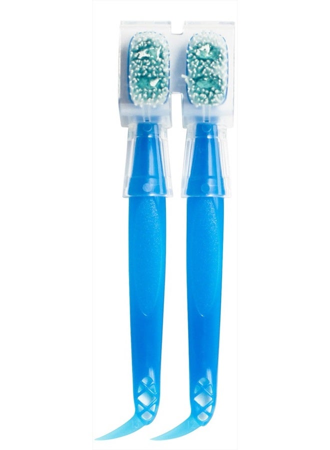 Scope | Mini Brushes-Disposable Toothbrushes with Toothpaste and Pick for Work or Travel (12count, 6 Pack (12 Brushes))