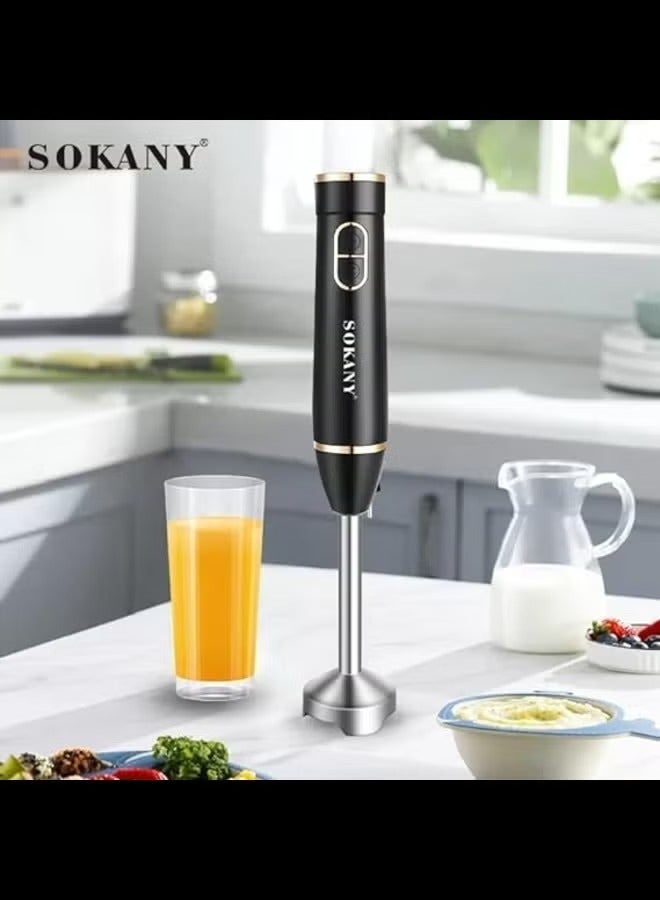 SOKANY High Speed Hand Blender Stainless Steel Blades Immersion Blender Kitchen Assistant For Baby Food 1805