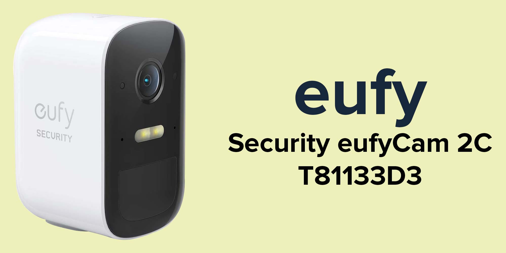 Security eufyCam 2C Wireless Home Security Add-on Camera, requires HomeBase 2, 180-Day Battery Life, HomeKit Compatibility, 1080p HD, No Monthly Fee