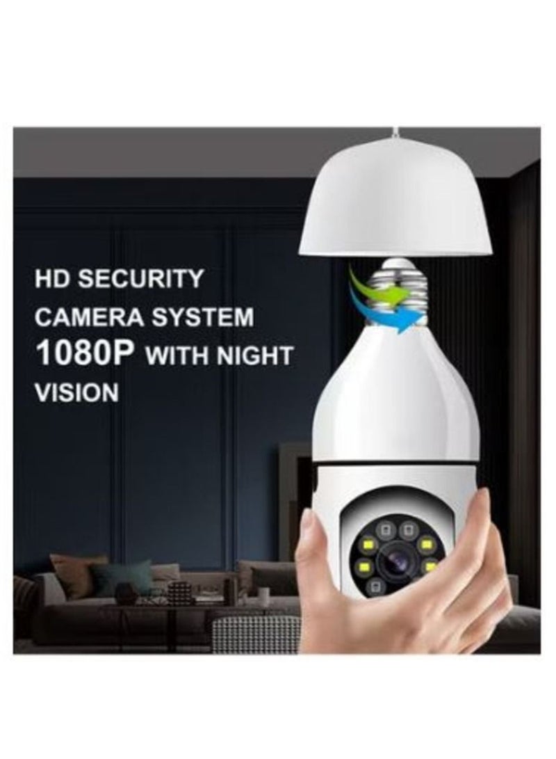1080P light bulb Camera Camera dual light HD night vision wireless camera wifi camera cloud table lamp