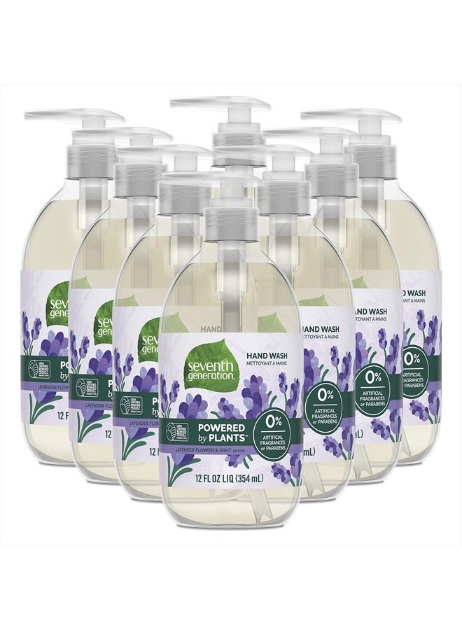 Hand Soap, Lavender Flower & Mint, 12 oz, 8 Pack (Packaging May Vary)