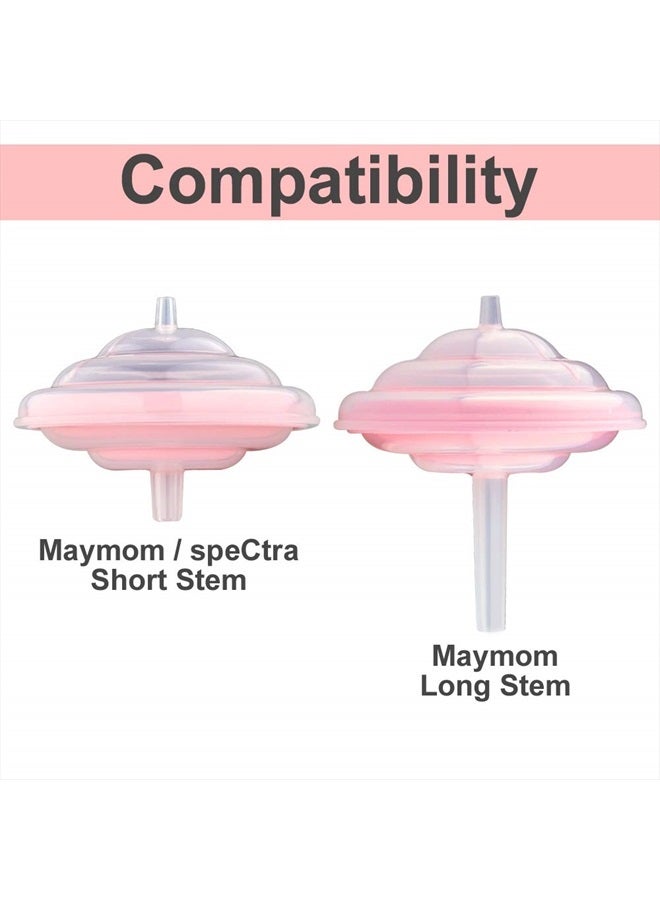 Silicone Membrane Diaphragm Designed for Spectra S1 S2 9 Plus Breastpump Backflow Protector Also for Maymom Backflow Protector Long Medium Short Stem, Not Original Spectra Accessories Pump Part