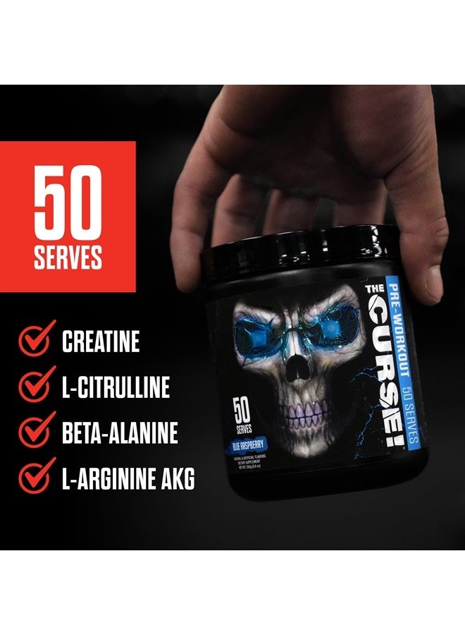 The Curse! Pre Workout Powder - Orange Mango 50 Servings | Preworkout: Boost Strength, Energy + Focus for Men & Women | Caffeine, Beta-Alanine, Creatine & L-Citrulline