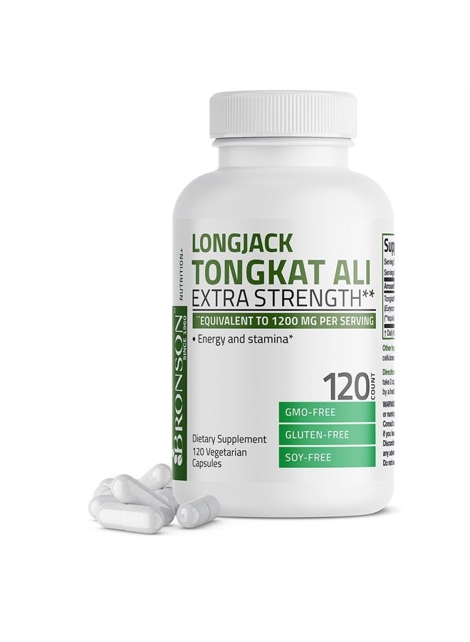 Longjack Tongkat Ali Extra Strength, 120 Vegetarian Capsules