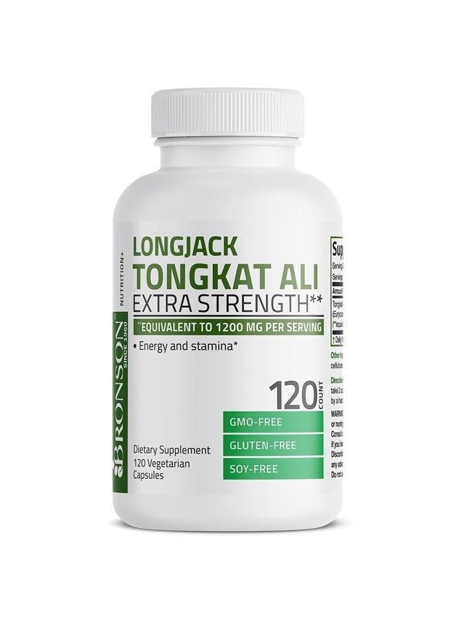 Longjack Tongkat Ali Extra Strength, 120 Vegetarian Capsules