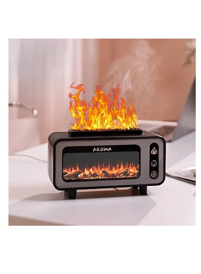 Vintage Fireplace   LED  Ultrasonic Aroma  Diffuser