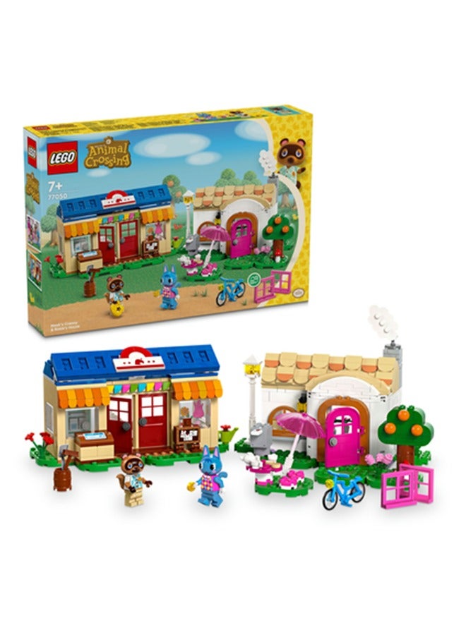 77050 Animal Crossing Nook's Cranny & Rosie's House Building Toy Set (535 Pieces)