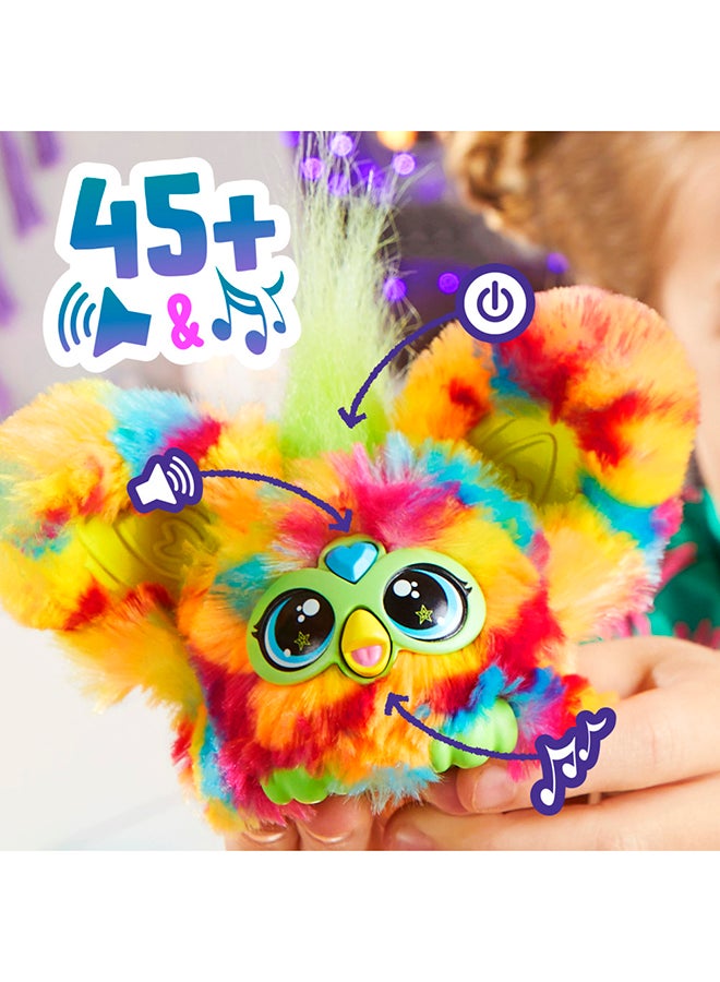 Furblets Pix-Elle Mini Friend, 45+ Sounds, Gamer Music & Furbish Phrases, Electronic Plush Toys for Girls & Boys 6 Years & Up, Multicolor