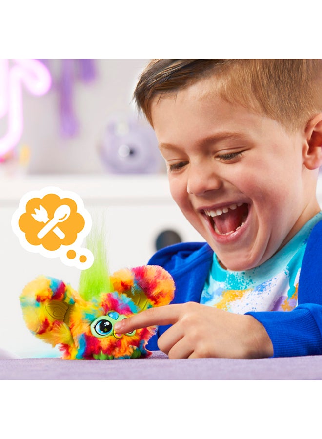 Furblets Pix-Elle Mini Friend, 45+ Sounds, Gamer Music & Furbish Phrases, Electronic Plush Toys for Girls & Boys 6 Years & Up, Multicolor