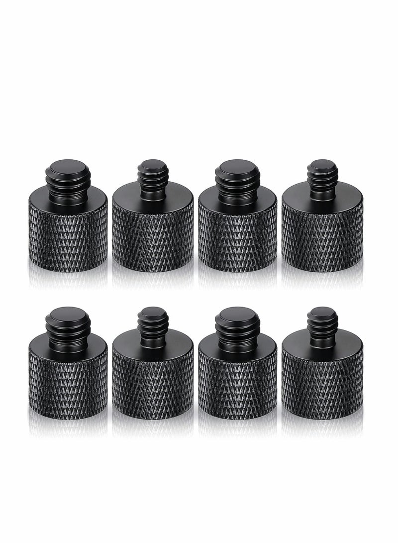 Tripod Screw Adapter, 1/4 Male to 3/8 Female and 3/8 Male to 1/4 Female Camera Screw Adapter for Camera Tripod Mount Microphone Stand Microphone Stand
