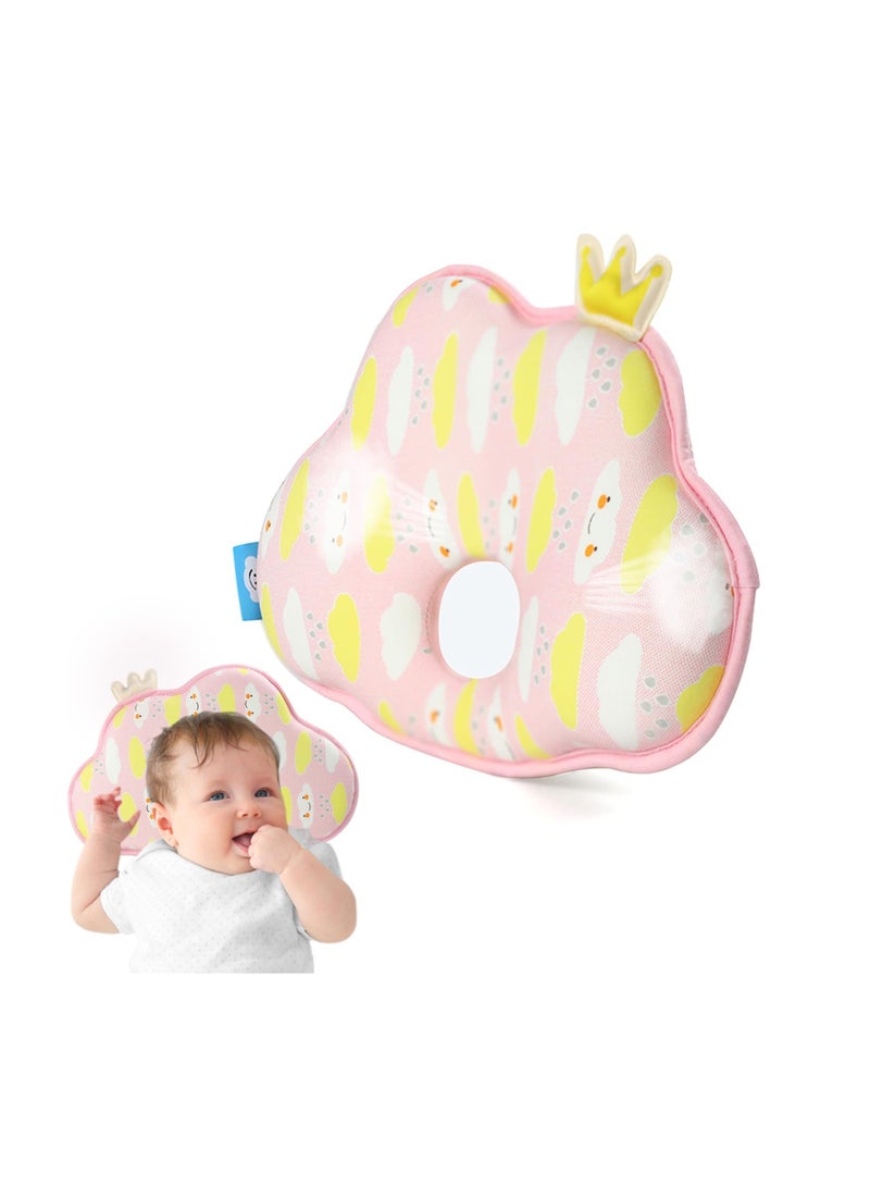 Upgrade Soft and Cozy Baby Pillow Prevents Flat Head and Shapes Infant's Head, Baby Head Pillow (CLOUD2)