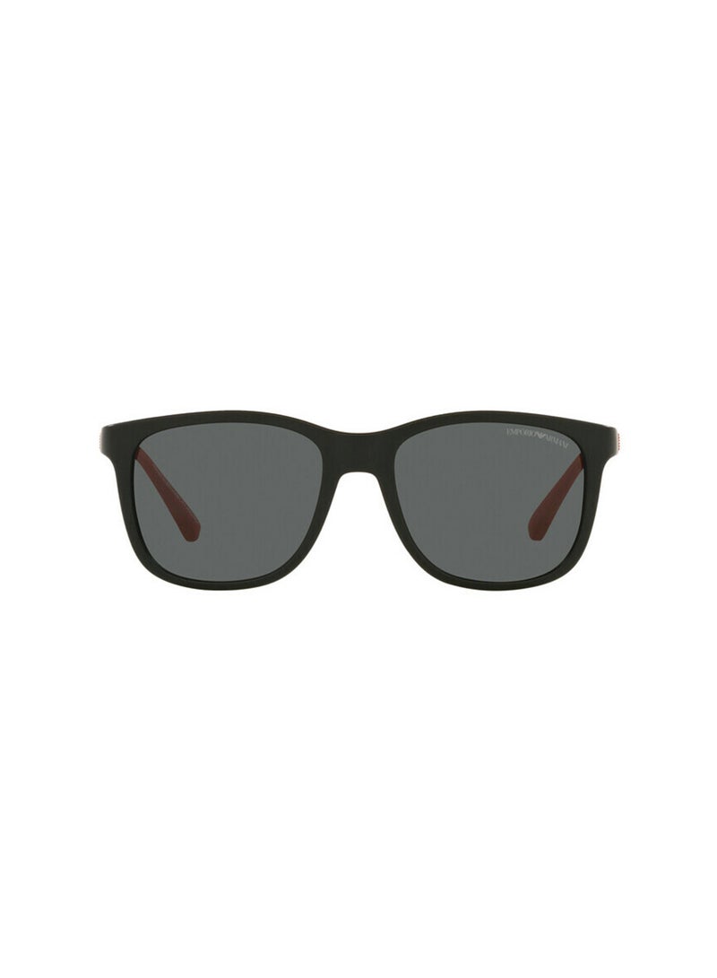 Men's Square Sunglasses - EA4184 500187 49 - Lens Size: 49 Mm