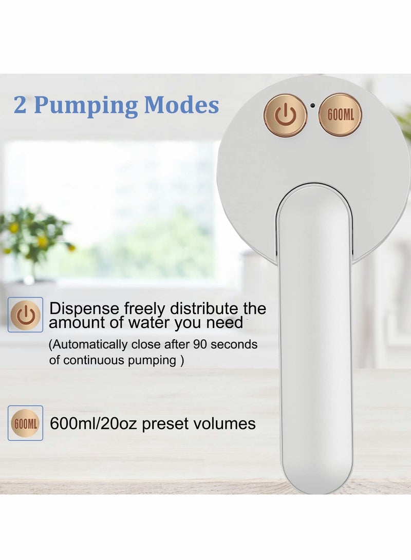 Water Bottle Dispenser, Foldable Electric, USB Charging Automatic Drinking Jug Pump for Universal 1-5 Gallon, Camping Kitchen Home Office