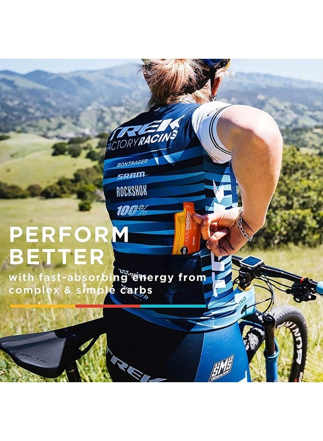 Energy Liquid Energy Gel With Complex Carbohydrates, Vegan, Gluten-Free and Dairy-Free On-the-Go Energy for Any Workout, 12-Count, Assorted Flavors