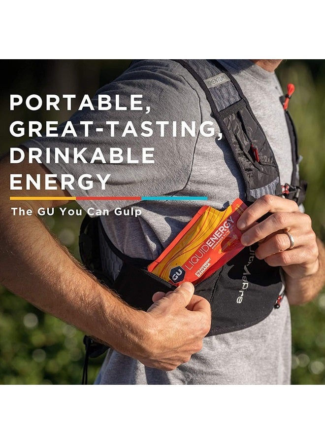 Energy Liquid Energy Gel With Complex Carbohydrates, Vegan, Gluten-Free and Dairy-Free On-the-Go Energy for Any Workout, 12-Count, Assorted Flavors