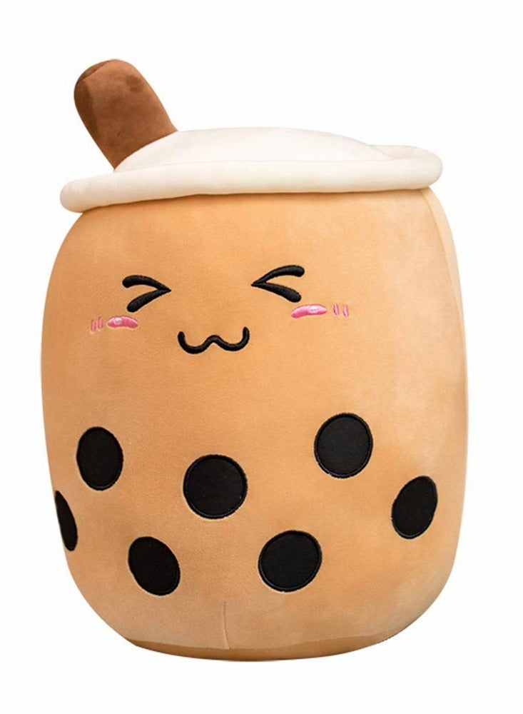 Pillow 9.4 inch Stuffed Boba Plushie Bubble Tea Plush Soft Milk Shaped, Kawaii Toy Gifts for Boys Girls