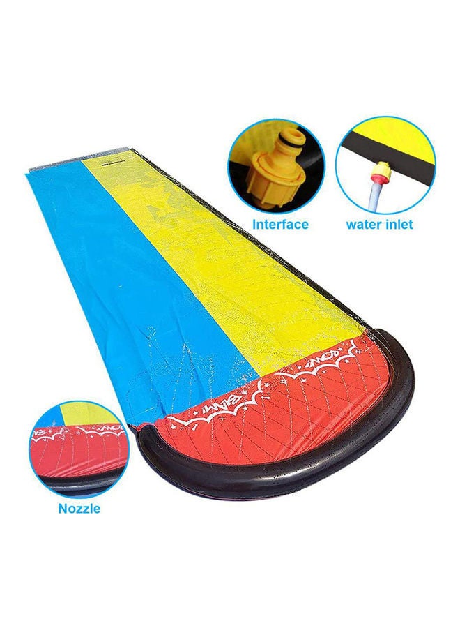 Double Surfboard Garden Water Slide Toy 480x145cm