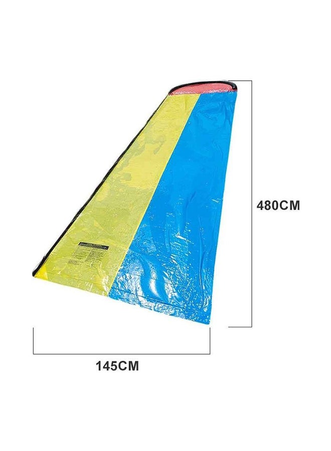 Double Surfboard Garden Water Slide Toy 480x145cm