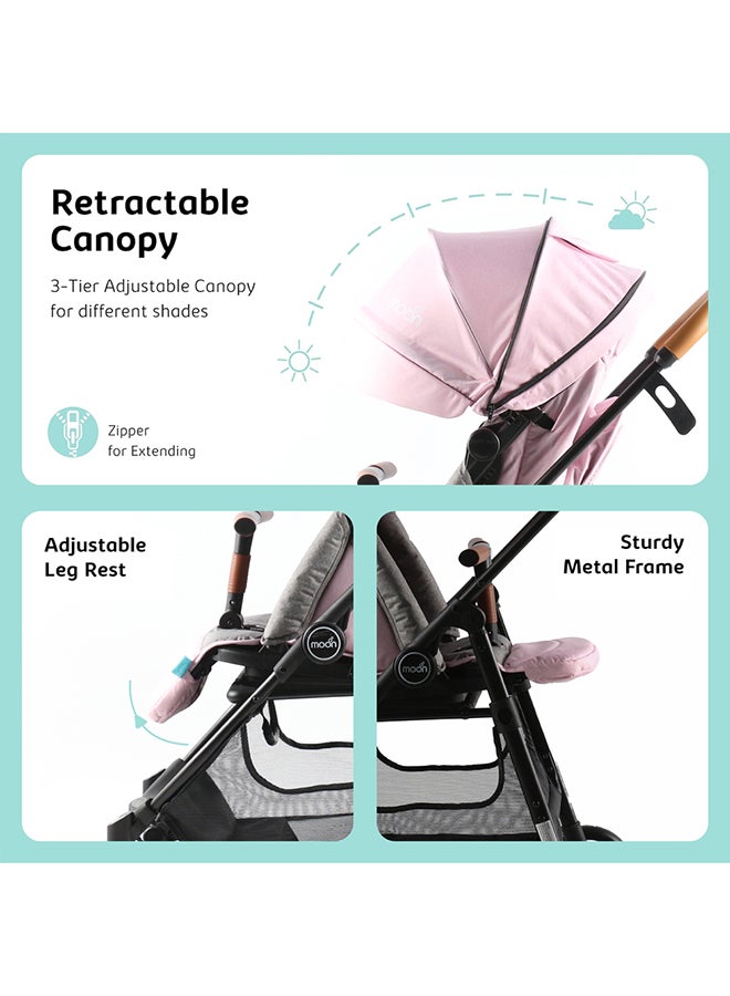 Revo 360 Rotating Stroller, Pink