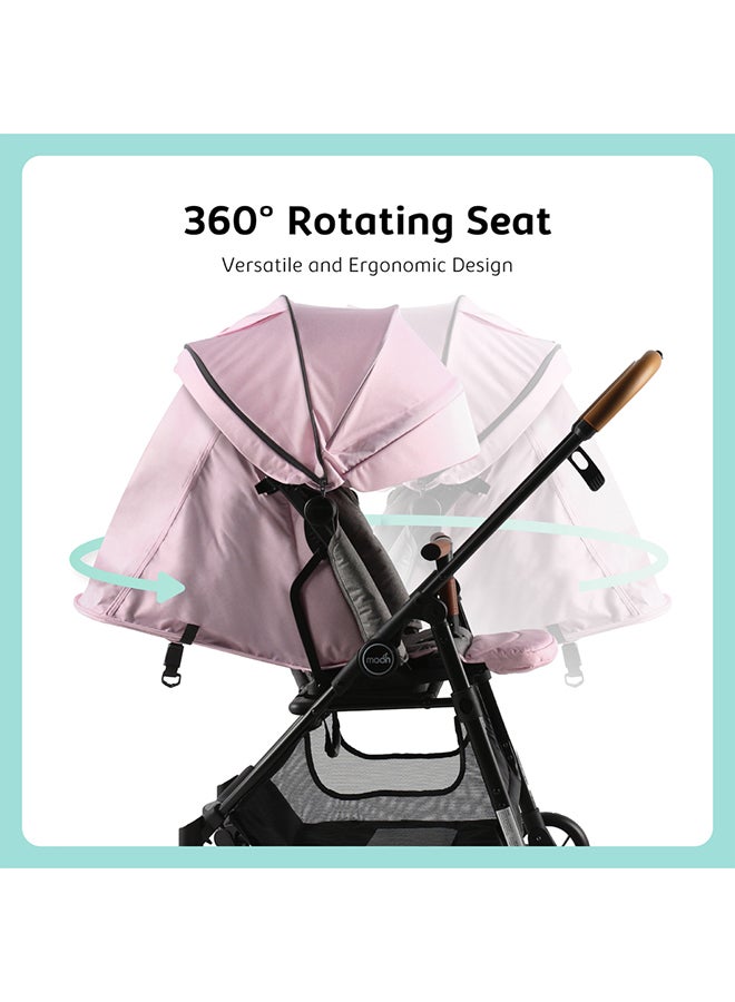 Revo 360 Rotating Stroller, Pink