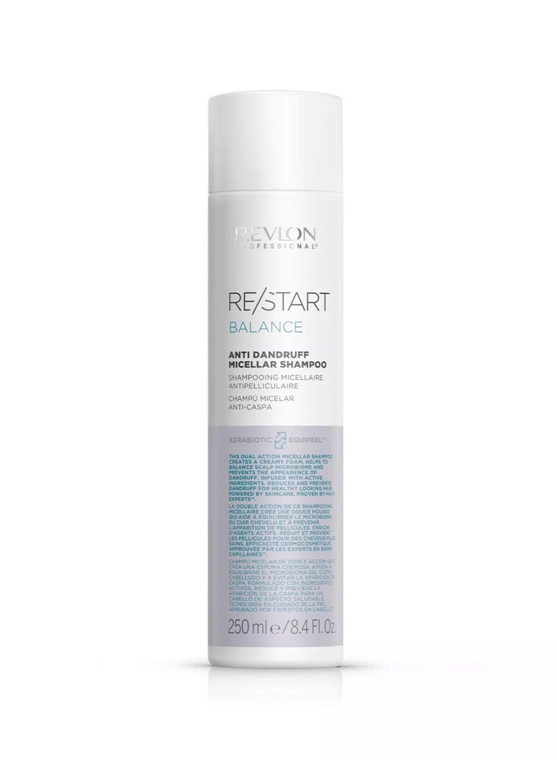 Restart Balance Hair Anti-Dandruff Micellar Shampoo 250 Ml