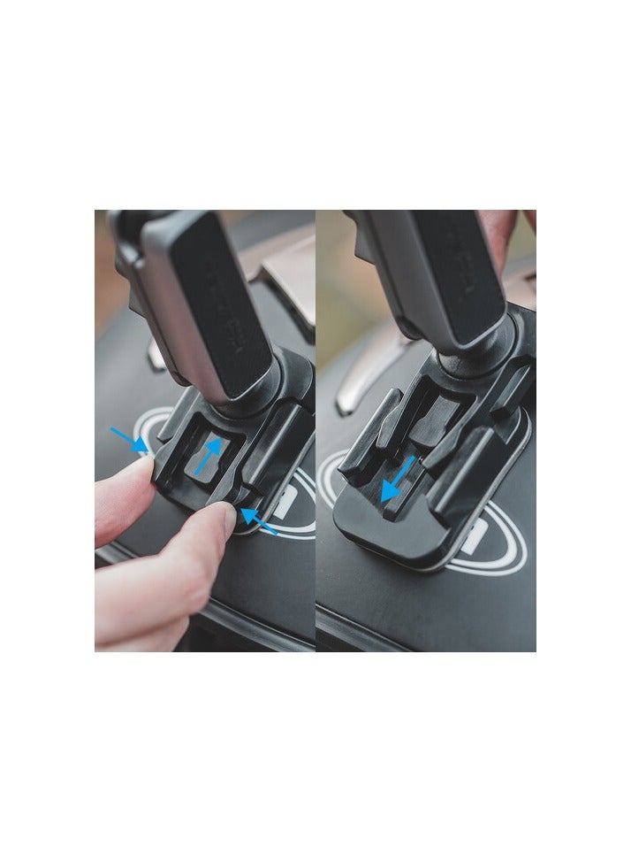 Action Camera Helmet Mount With Caplock Ball Head Arm